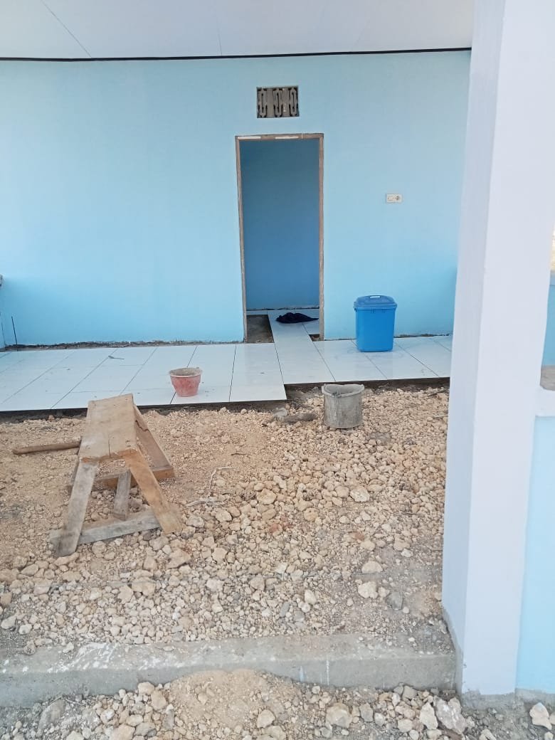 pembangunan gedung posyandu raelomi DD 2023